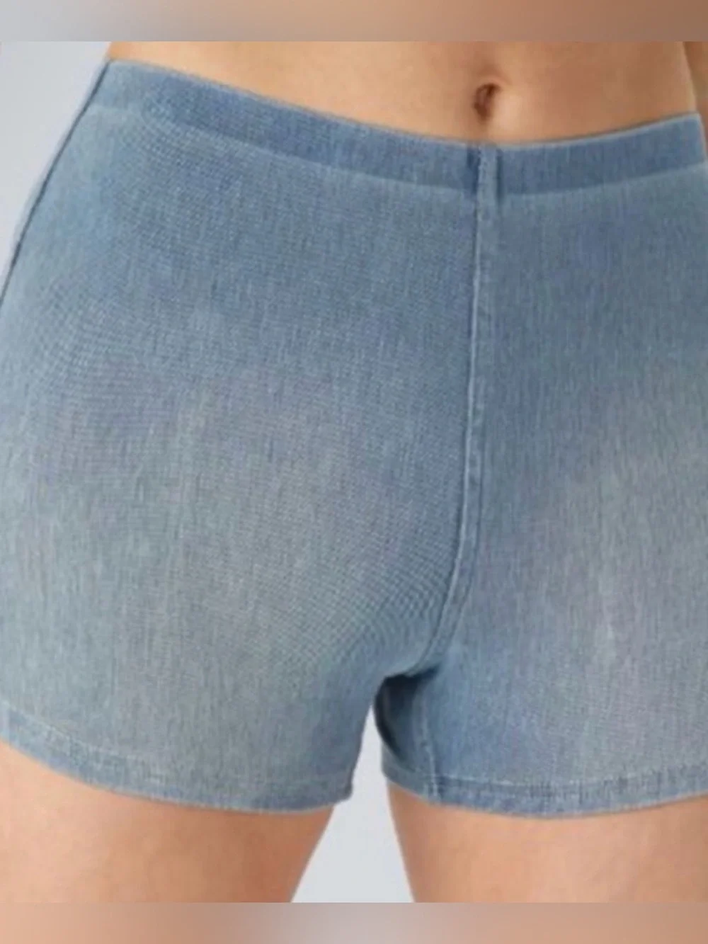 HALARA Light Blue High Waist  Shorts Small